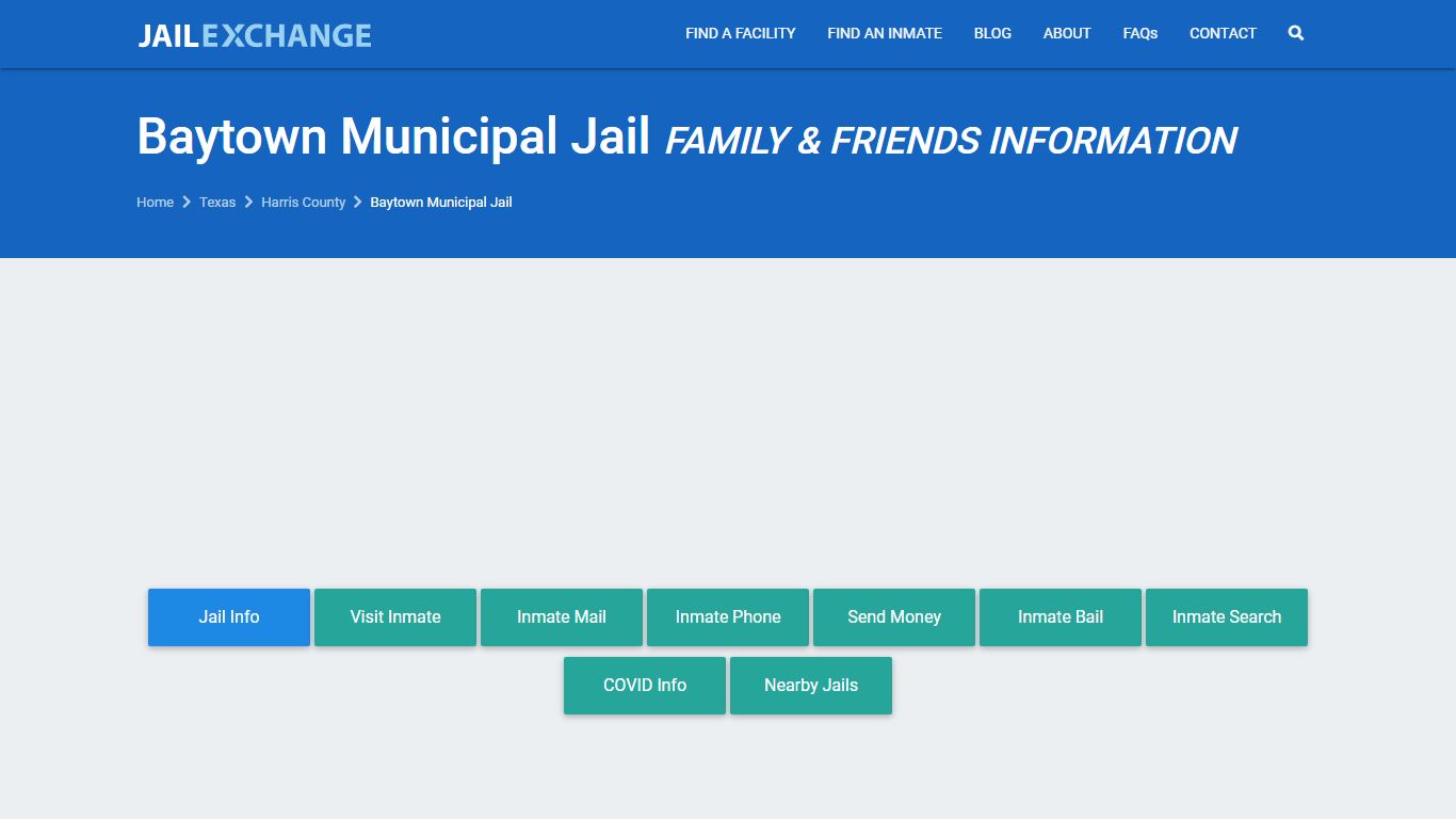 Baytown Municipal Jail Visitation | Mail | Phone | Baytown, TX